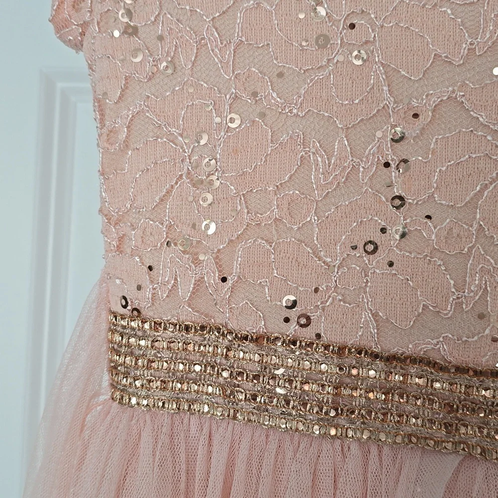 Iris & Ivy Romper with Rose Gold Accents - Picture 4 of 17
